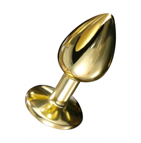 MizzZee - Gold Plated Diamond Anal Butt Plug (Small Size)